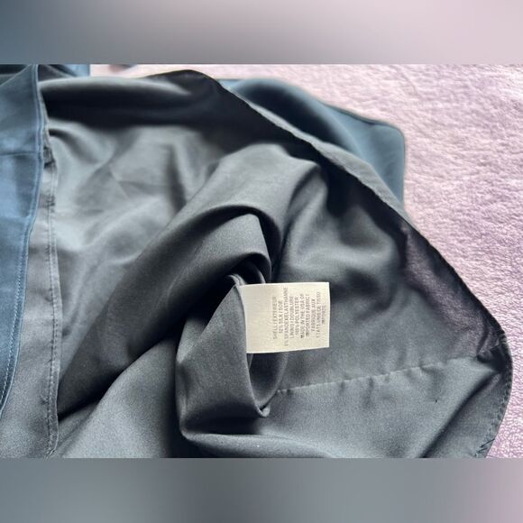 Milly Silk blend V-Neck Butterfly Dress Long Navy Blue Silk Blend Dress Size 8 - Picture 5 of 12